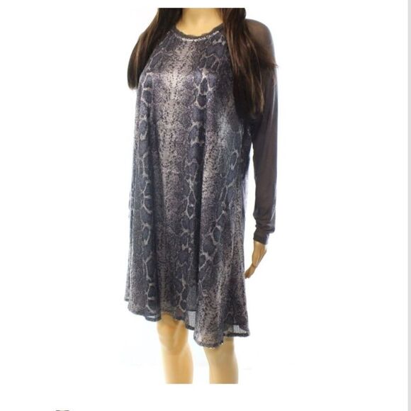 Rachel Roy Long Sleeve Sequin Dress - Picture 1 of 9